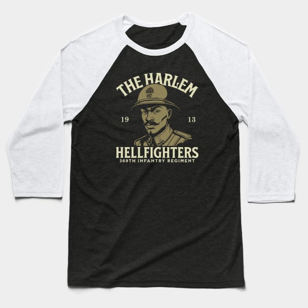 The Harlem Hellfighters - WW1 Infantry Regiment Baseball T-Shirt by Distant War